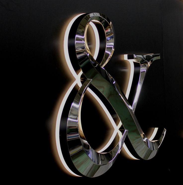 3D metal signs
